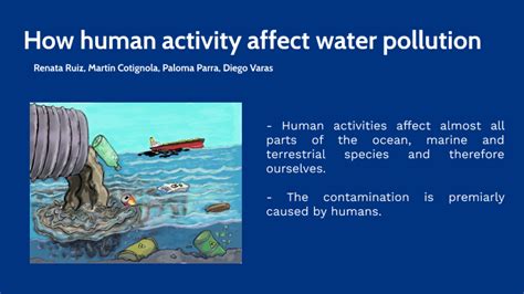 what are the human activities that affect water quality